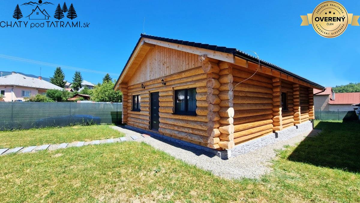 Nový 4i masívny zrub Polomka Nízke Tatry 