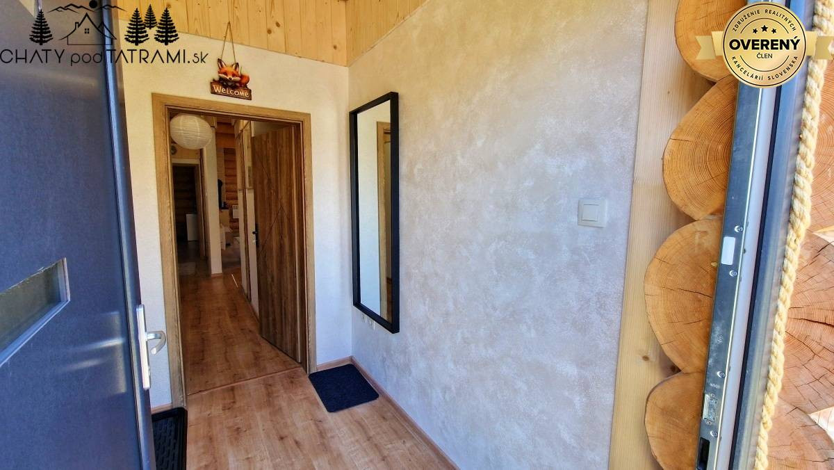 Nový 4i masívny zrub Polomka Nízke Tatry 