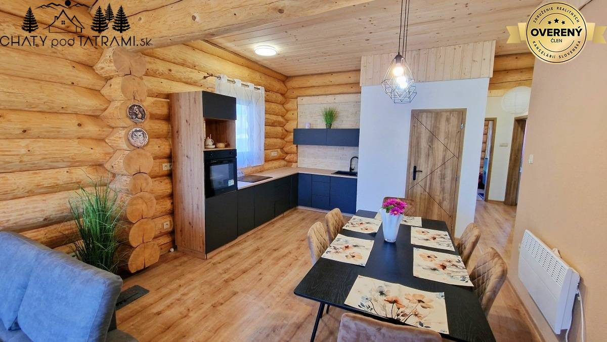 Nový 4i masívny zrub Polomka Nízke Tatry 