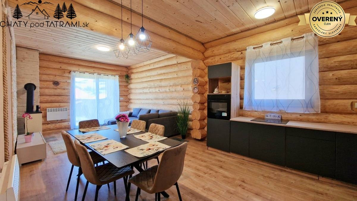 Nový 4i masívny zrub Polomka Nízke Tatry 