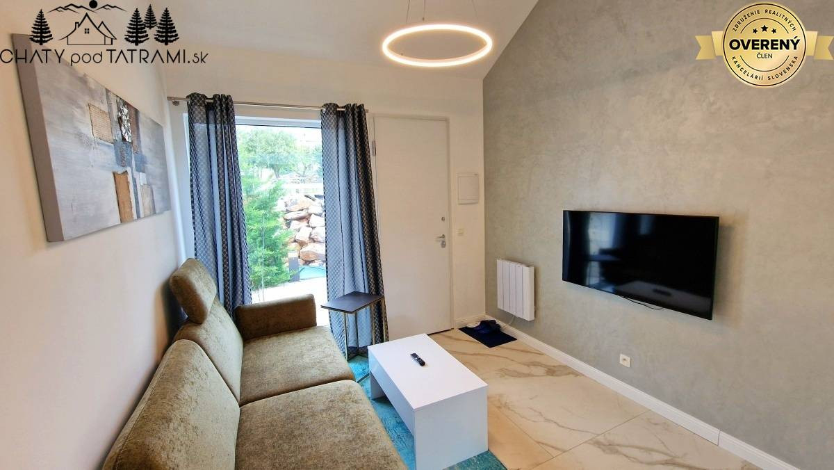 2i apartmán v rekreačnom komplexe s bazénom Nízke Tatry