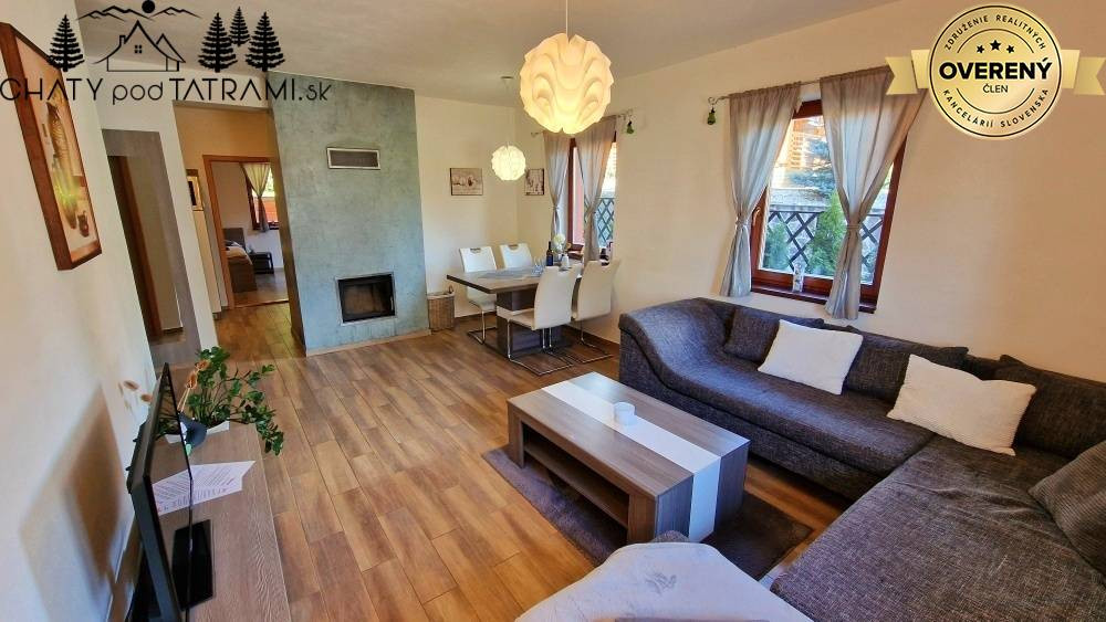 Top Cena 3i apartmán s krbom pri Hoteli Bystrá Nízke Tatry