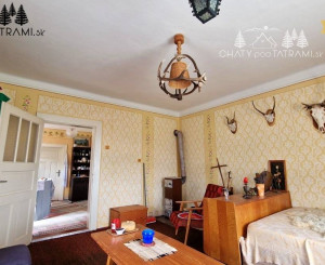 Chalúpka, polosamota, 1,9 ha pozemok, výhľad na Nízke Tatry 