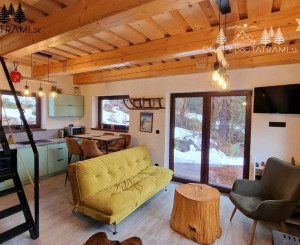 Nové chaty v lese Krpáčovo Nízke Tatry