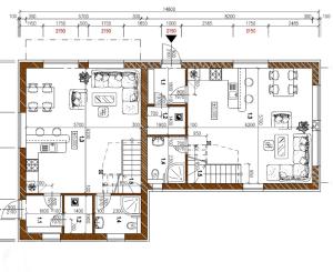 Dvojapartmánový dom pod lyžiarskym svahom Čierny Balog