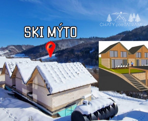 Skolaudovaná 3 izbová chata v Ski Mýto - Nízke Tatry