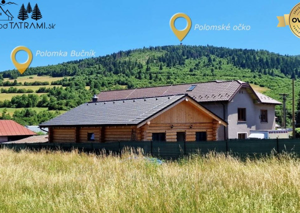 Nový 4i masívny zrub Polomka Nízke Tatry 