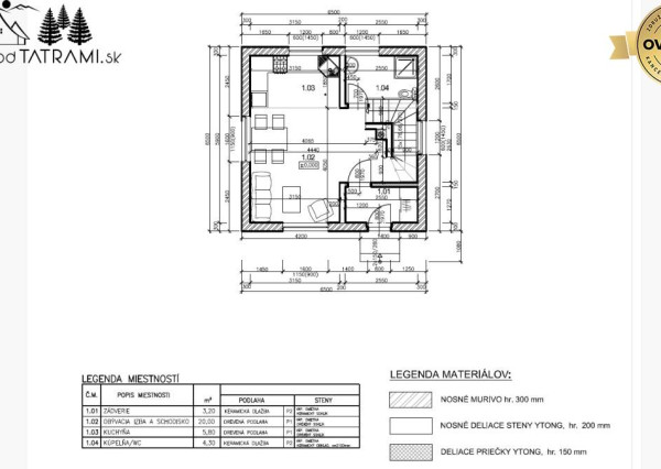 Stavebný pozemok s IS v lesnom prostredí Jarabá Nízke Tatry