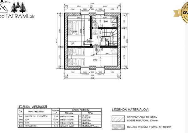 Stavebný pozemok s IS v lesnom prostredí Jarabá Nízke Tatry