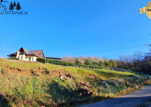 Stavebný pozemok s projektom na apartmánový dom Mýto Nízke Tatry