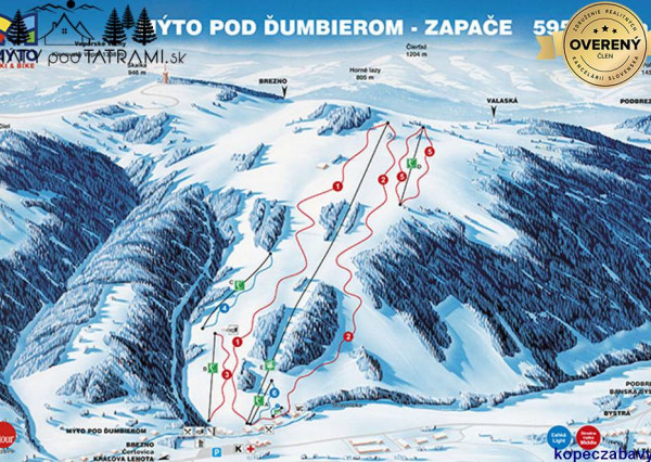 Stavebný pozemok s projektom na apartmánový dom Mýto Nízke Tatry
