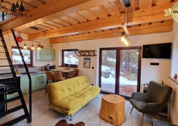 Nové chaty v lese Krpáčovo Nízke Tatry