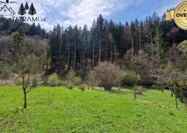 Stavebný pozemok s IS pri potoku Bystrá Nízke Tatry